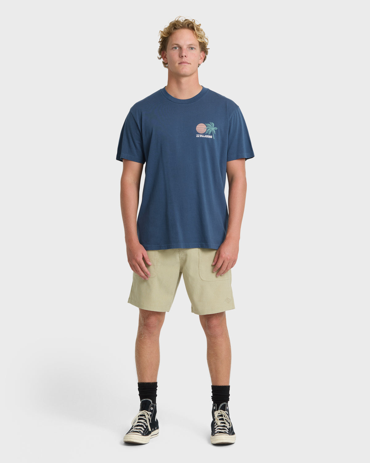 
Cape Premium Knit Short Sleeve T-Shirt - Dark Denim