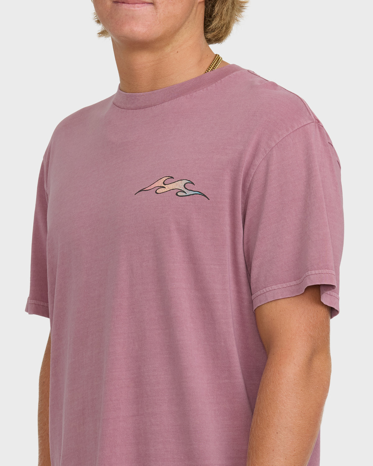 
Flare Premium Short Sleeve Cotton Graphic T-Shirt - Red Dahlia