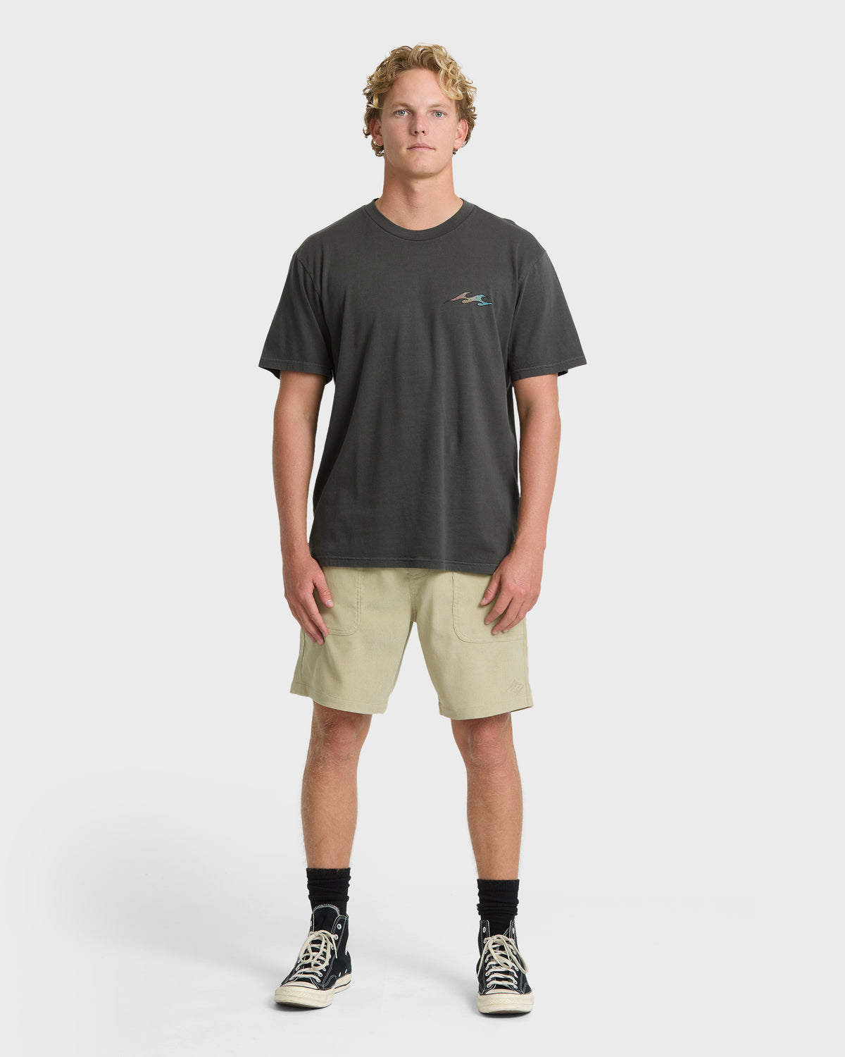 
Flare Premium Short Sleeve Cotton Graphic T-Shirt - Raven