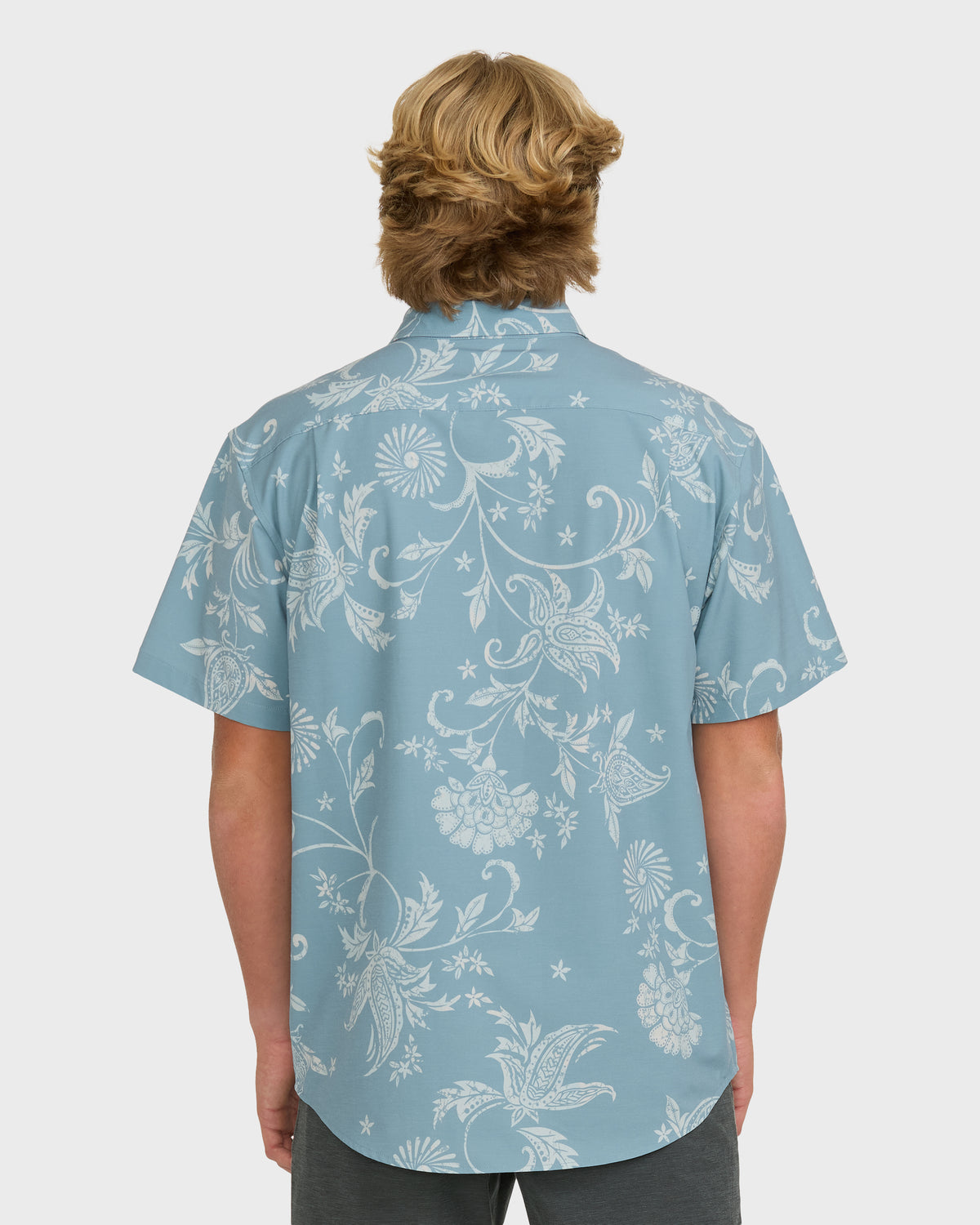 
Cabana Short Sleeve Woven Shirt - Blue Fog