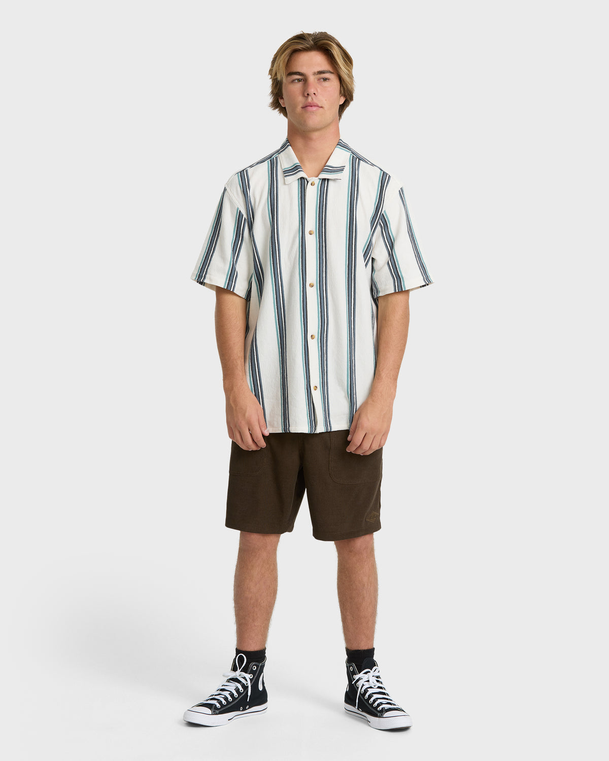 
Coast Short Sleeve Woven Shirt - Off White