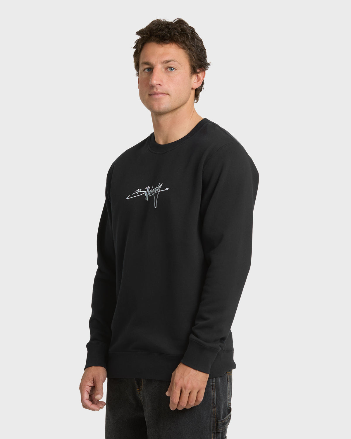 
Fluid Crewneck Sweatshirt - Black