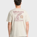 Single Fin Premium Short Sleeve Knit T-Shirt - Oatmeal