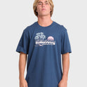 Check Out Premium Short Sleeve Knit T-Shirt - Dark Denim