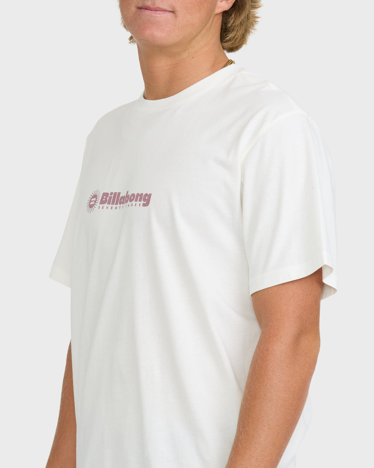 
Single Fin Premium Short Sleeve Knit T-Shirt - Off White