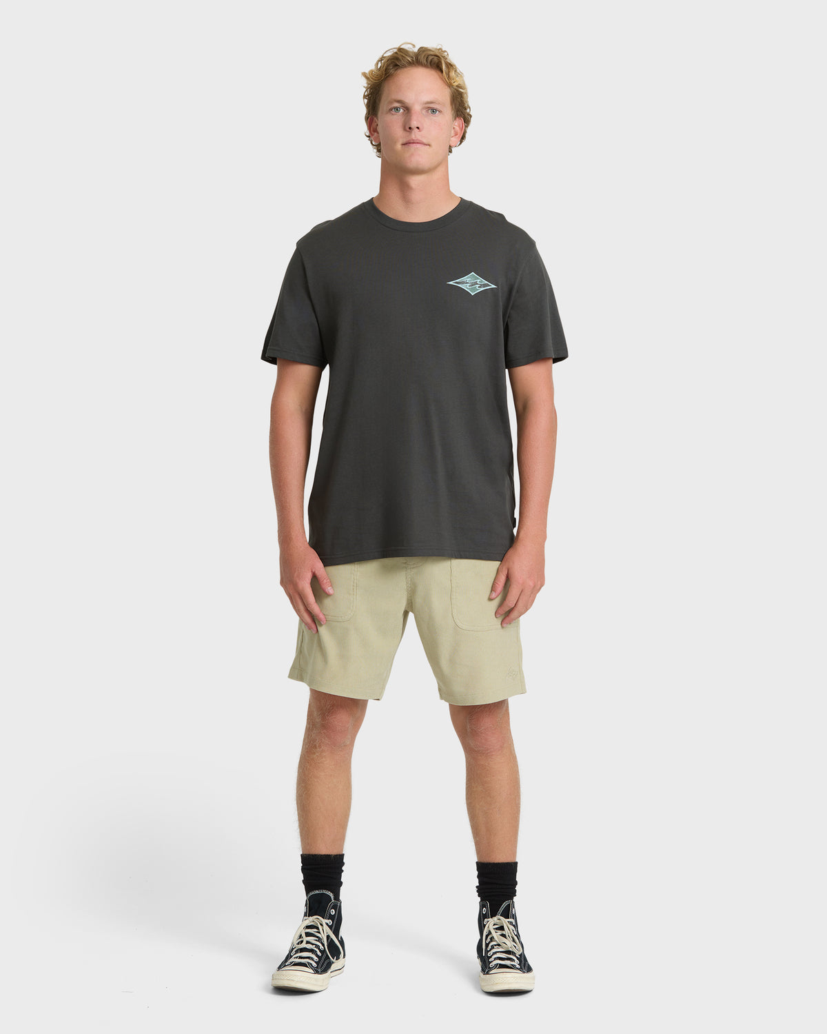 
Crayon Wave Premium Short Sleeve Cotton Graphic T-Shirt - Raven
