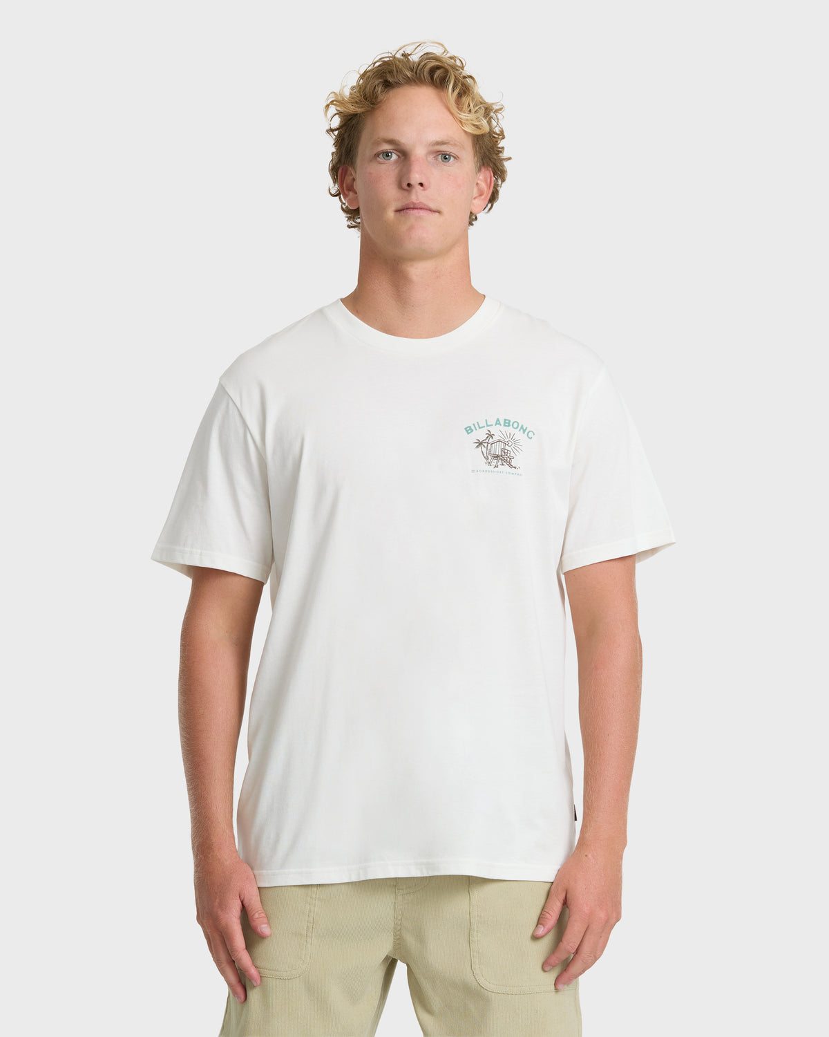 
Tower Premium Short Sleeve Cotton T-Shirt - Off White
