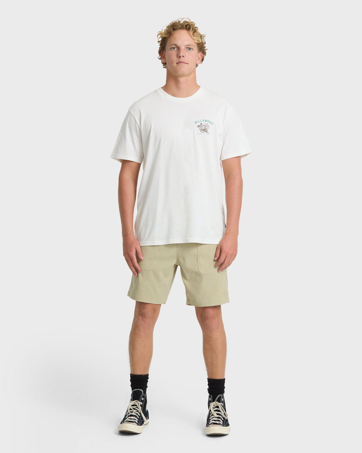 
Tower Premium Short Sleeve Cotton T-Shirt - Off White