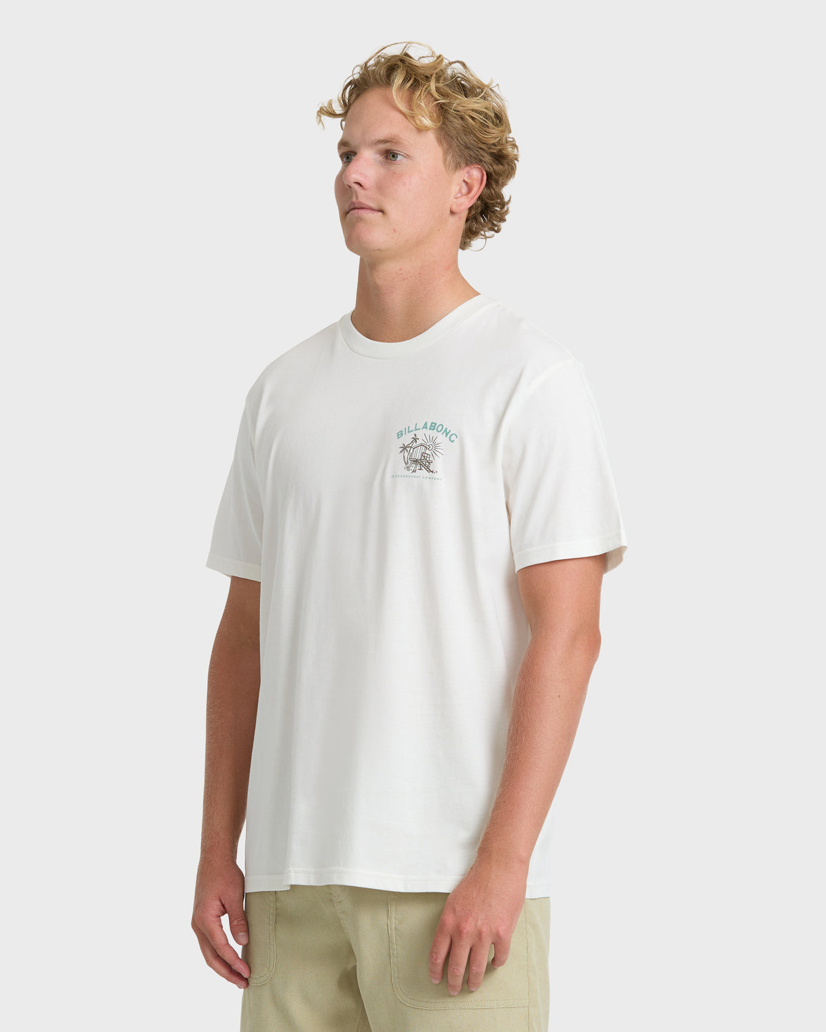 
Tower Premium Short Sleeve Cotton T-Shirt - Off White