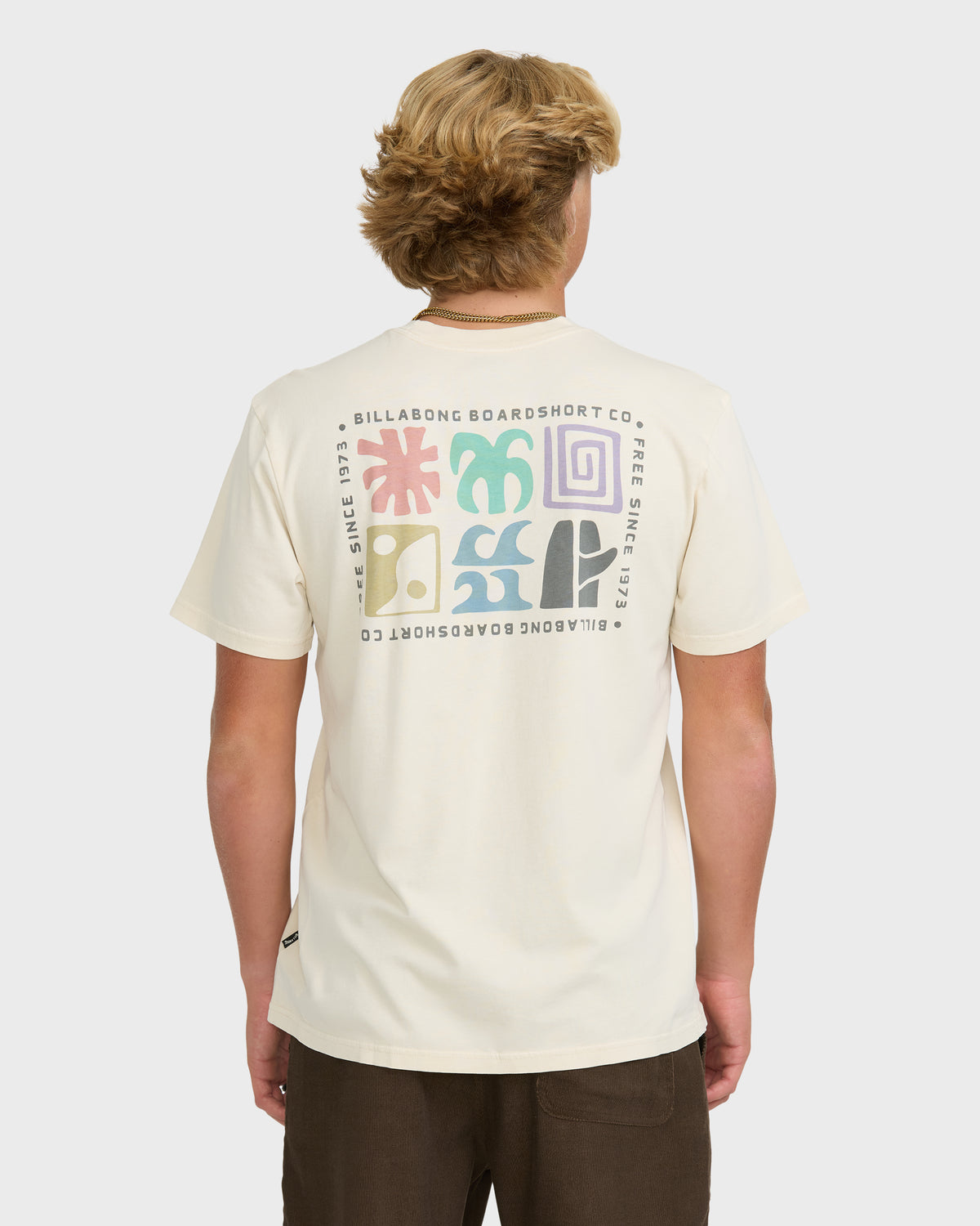 
Fundamentals Premium Short Sleeve Knit Graphic T-Shirt - Oatmeal