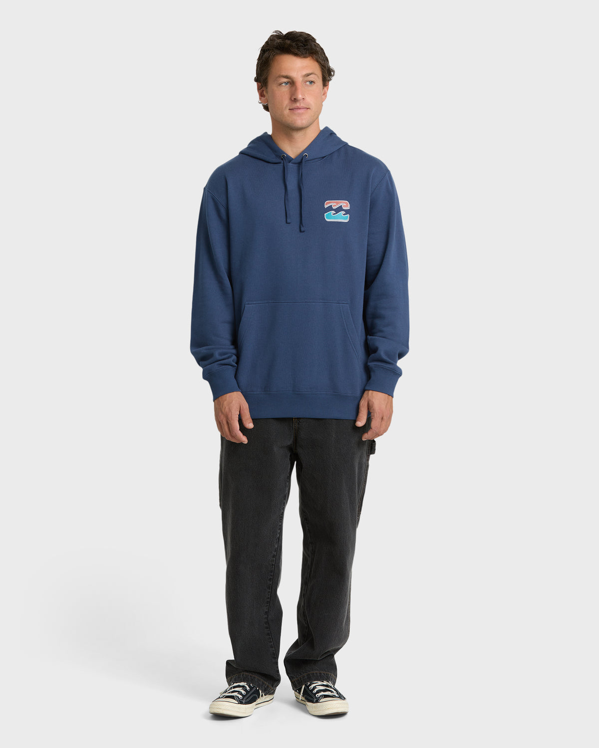 
Heritage Arch Pullover Hoodie - Dark Denim
