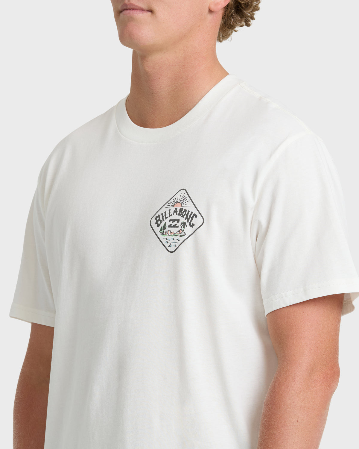 
Scenic Arch Adventure Division Premium Short Sleeve Knit T-Shirt - Off White