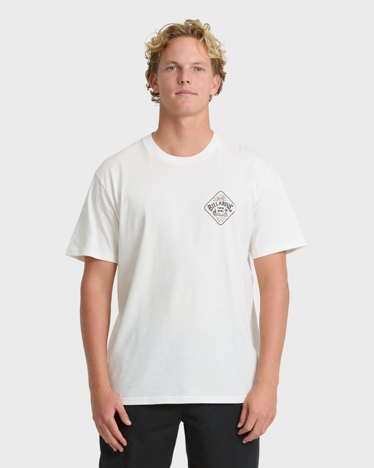 
Scenic Arch Adventure Division Premium Short Sleeve Knit T-Shirt - Off White
