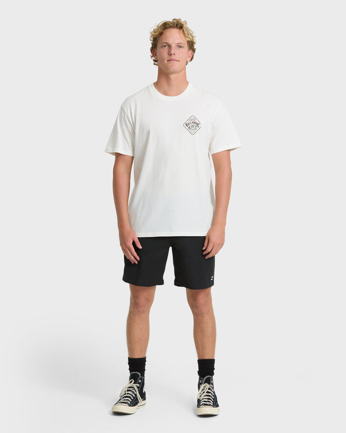 
Scenic Arch Adventure Division Premium Short Sleeve Knit T-Shirt - Off White