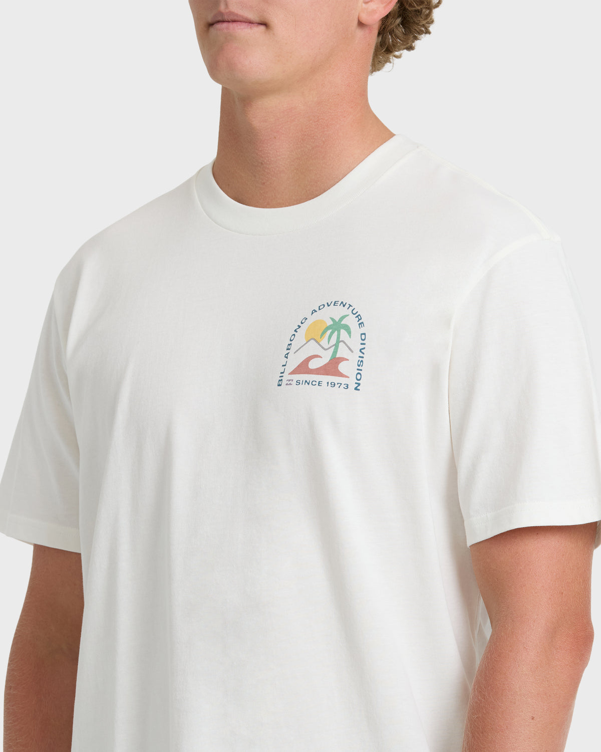 
Sundown Adventure Division Premium Short Sleeve Cotton T-Shirt - Off White