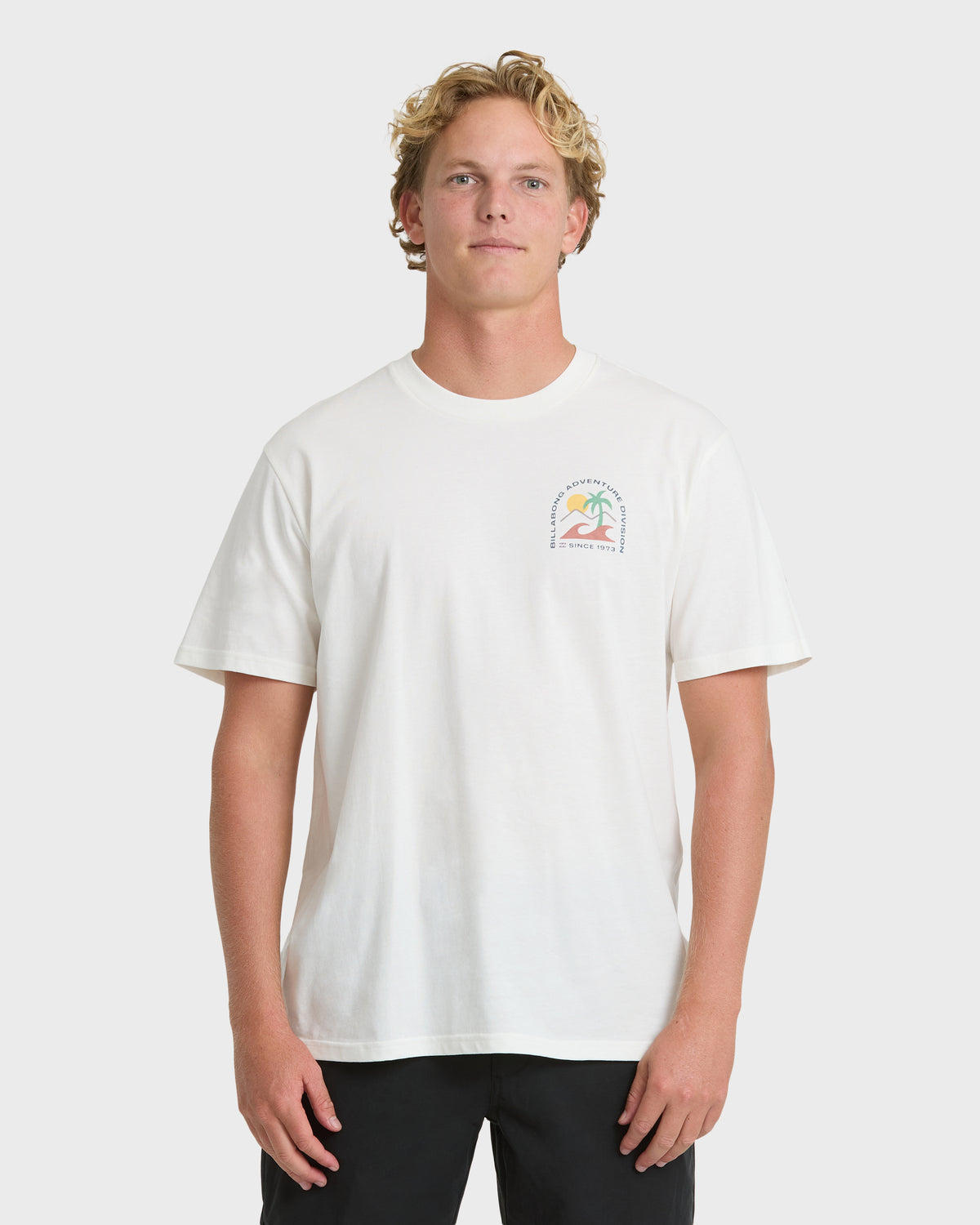 
Sundown Adventure Division Premium Short Sleeve Cotton T-Shirt - Off White