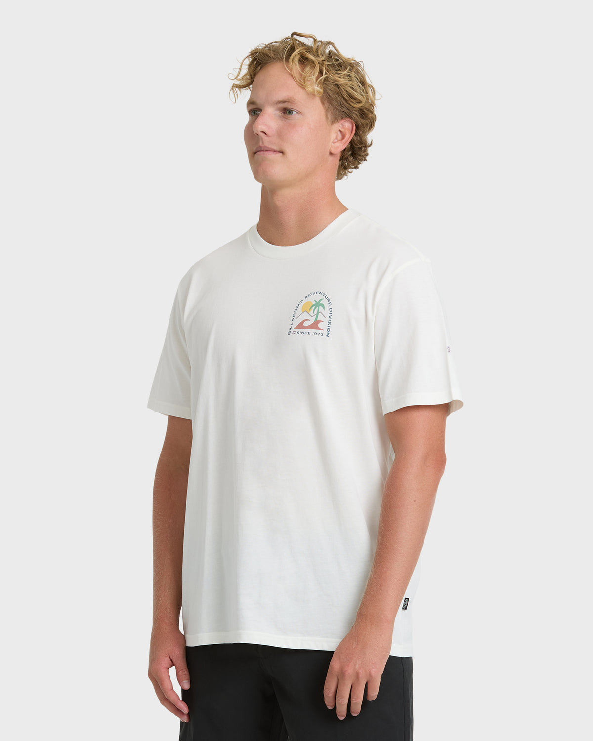 
Sundown Adventure Division Premium Short Sleeve Cotton T-Shirt - Off White