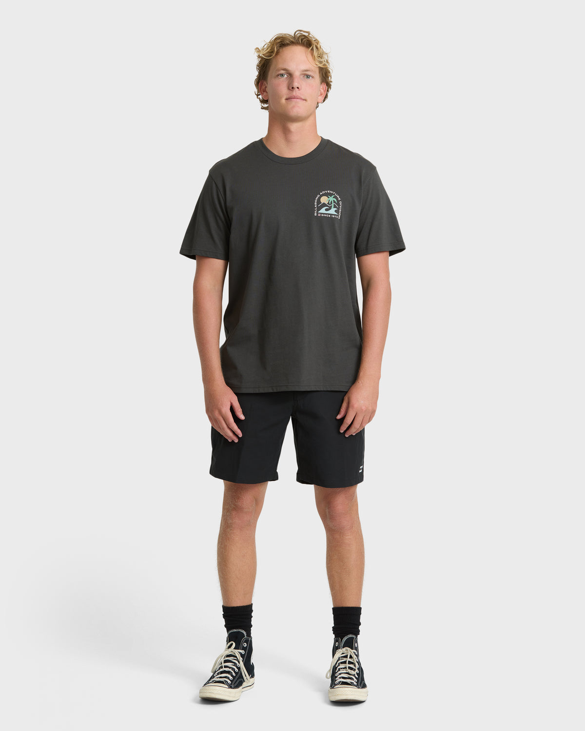 
Sundown Adventure Division Premium Short Sleeve Cotton T-Shirt - Raven