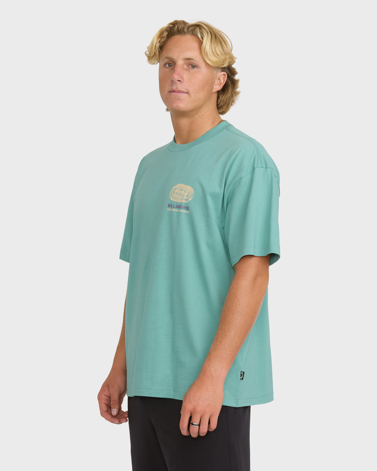 
Chisel Adventure Division Premium Short Sleeve Knit Graphic T-Shirt - Teal Blue