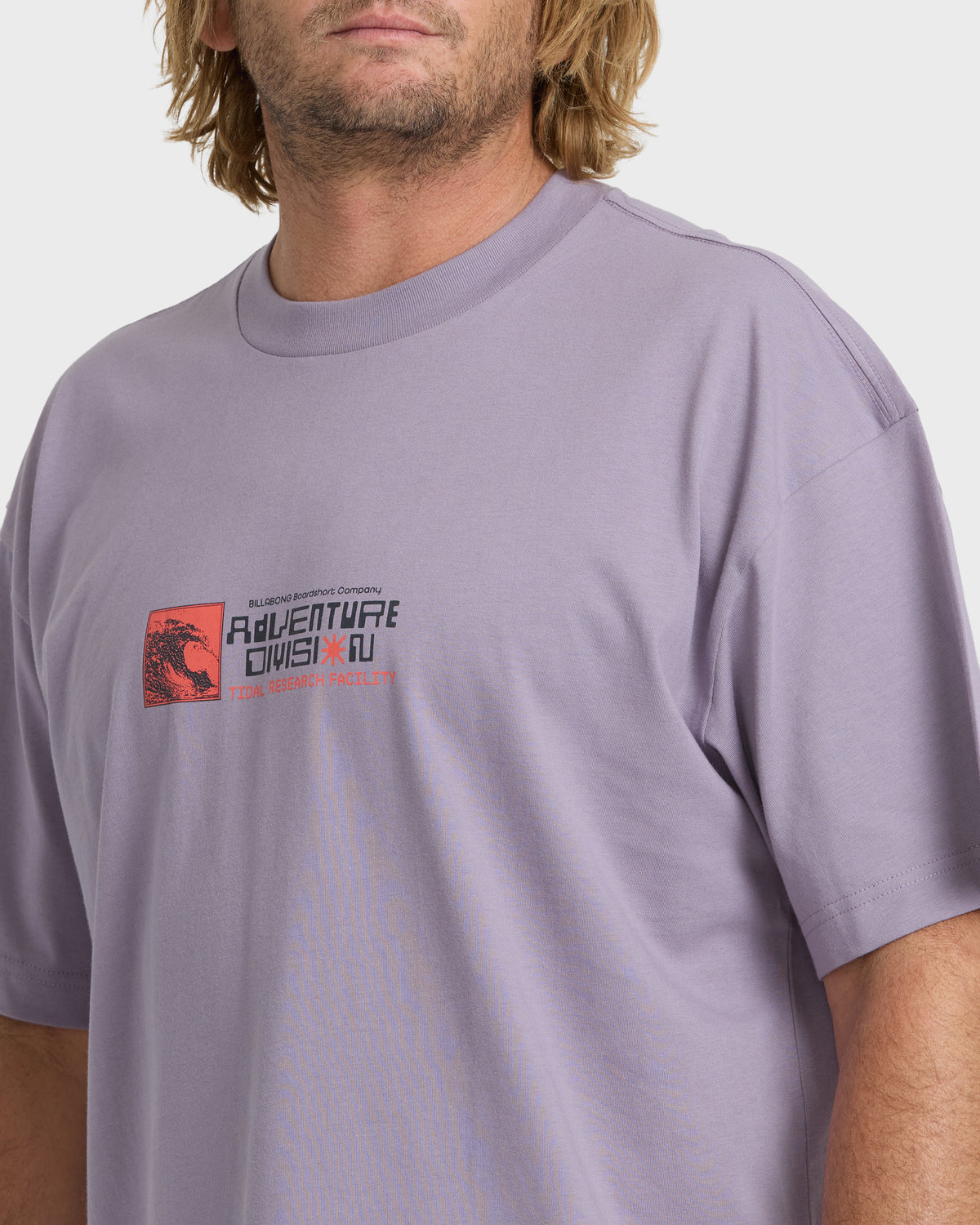 
Tidal Research Adventure Division Premium Short Sleeve Knit T-Shirt - Purple Ash