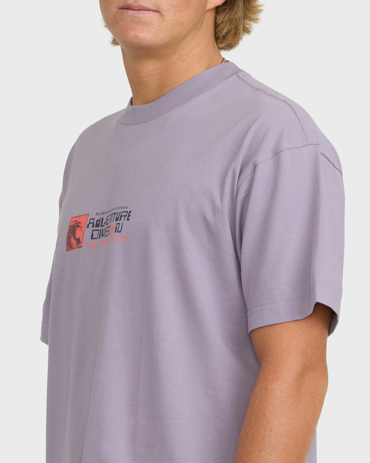 
Tidal Research Adventure Division Premium Short Sleeve Knit T-Shirt - Purple Ash