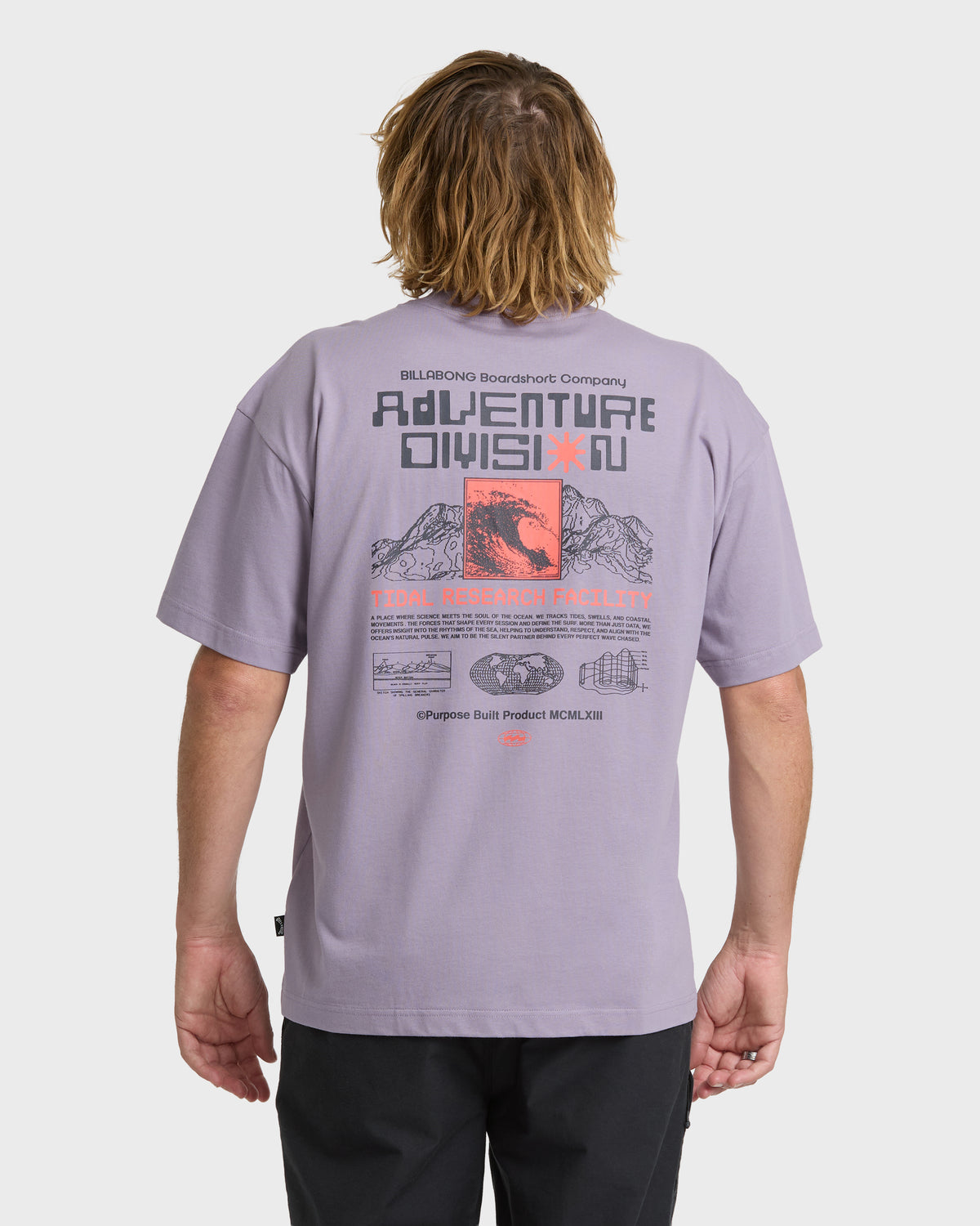 
Tidal Research Adventure Division Premium Short Sleeve Knit T-Shirt - Purple Ash