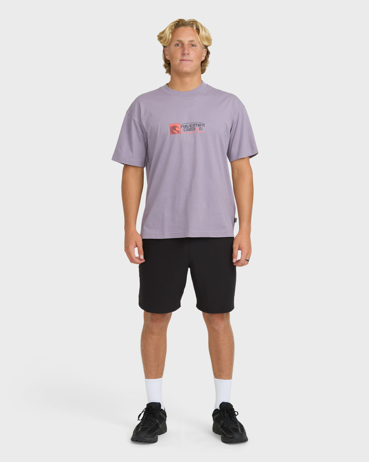 
Tidal Research Adventure Division Premium Short Sleeve Knit T-Shirt - Purple Ash