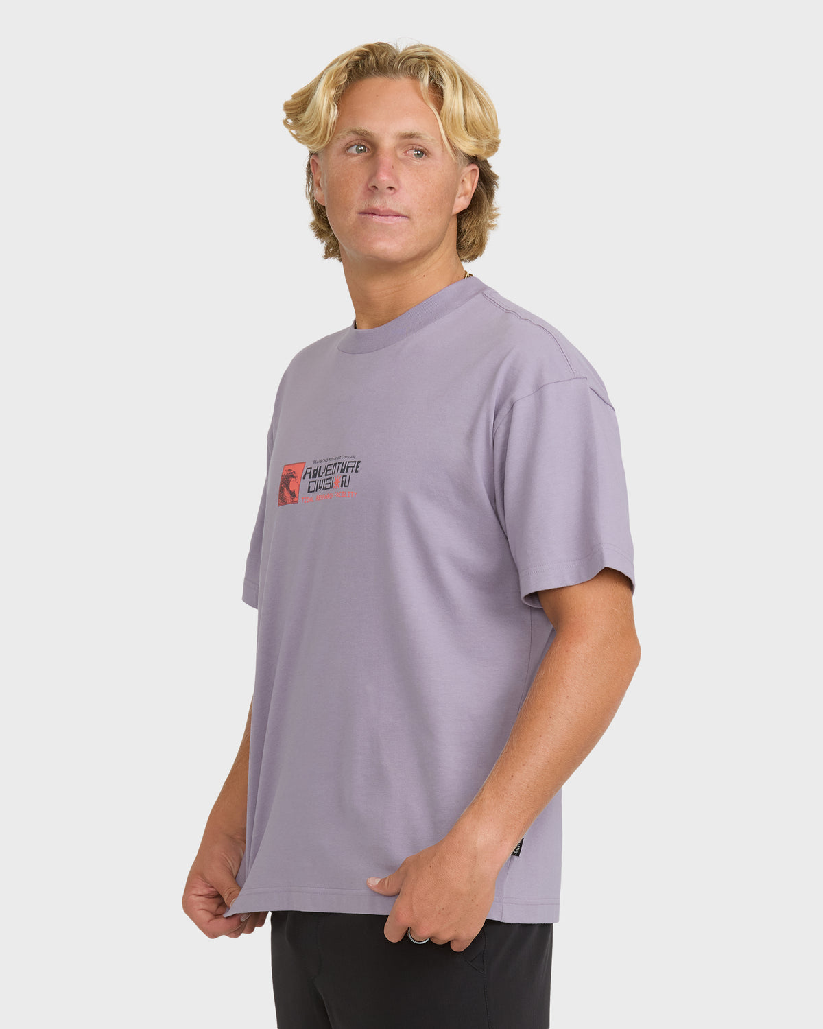 
Tidal Research Adventure Division Premium Short Sleeve Knit T-Shirt - Purple Ash
