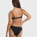 Sol Searcher Bondi Bikini Bottoms - Black Pebble