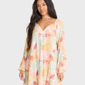 Sweet Dreamer Mini Dress - Orange Multi