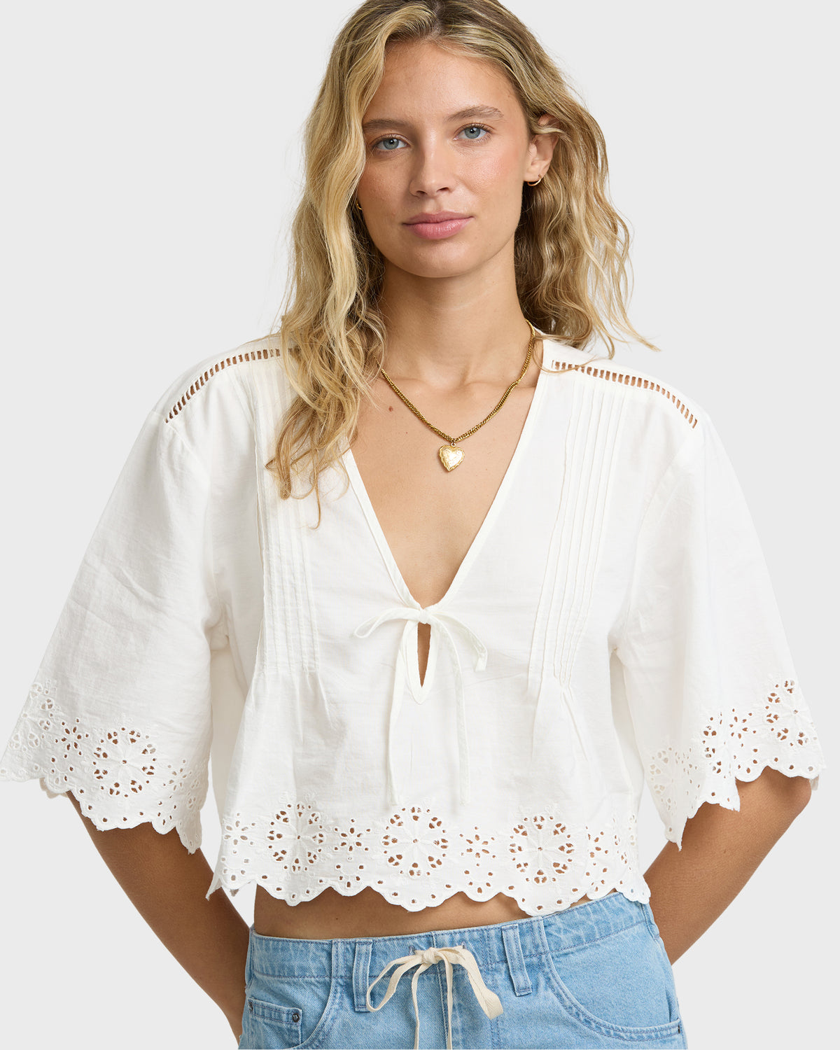 Light-And-Airy-Short-Sleeve-Cotton-Blouse-Salt-Crystal-5