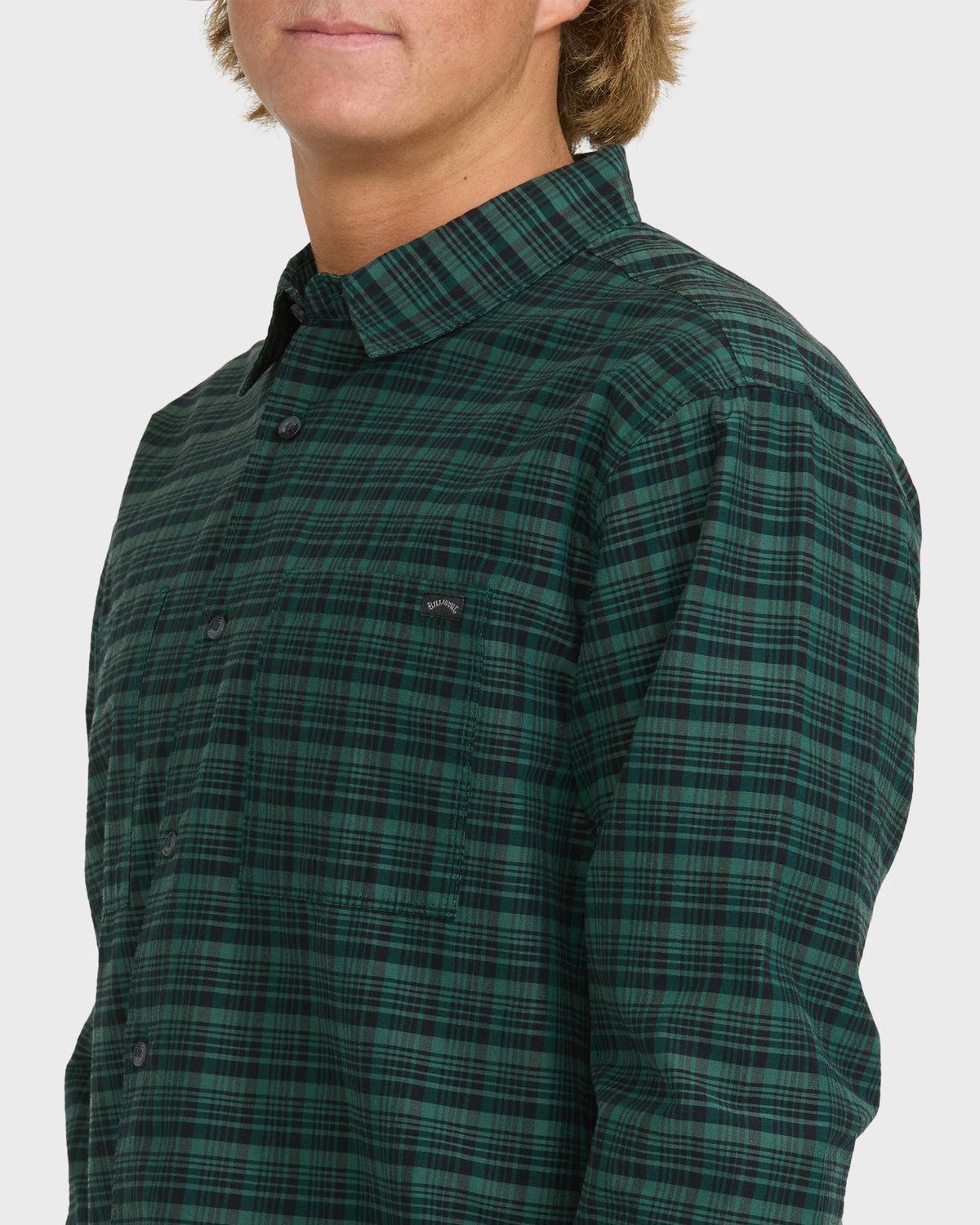 
Vista Long Sleeve Woven Shirt - Field Green