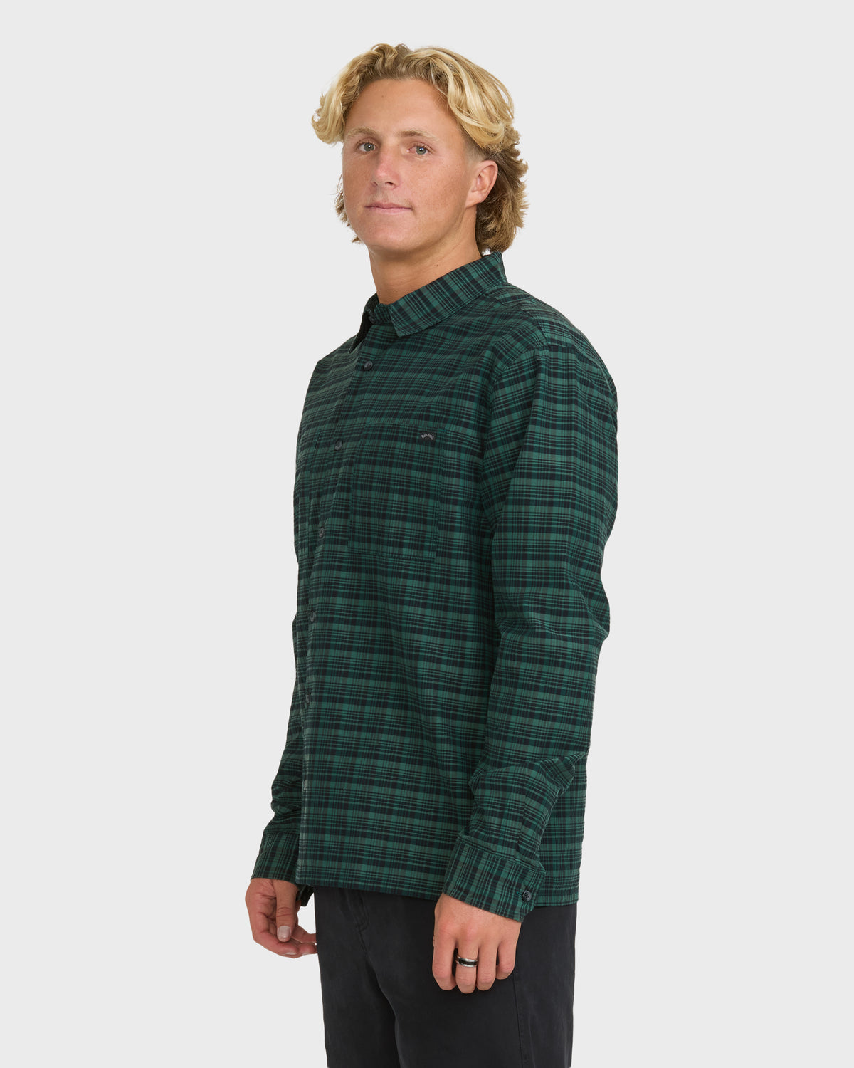 
Vista Long Sleeve Woven Shirt - Field Green