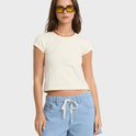 Jade Saltwashed Denim Shorts - Sea Blue