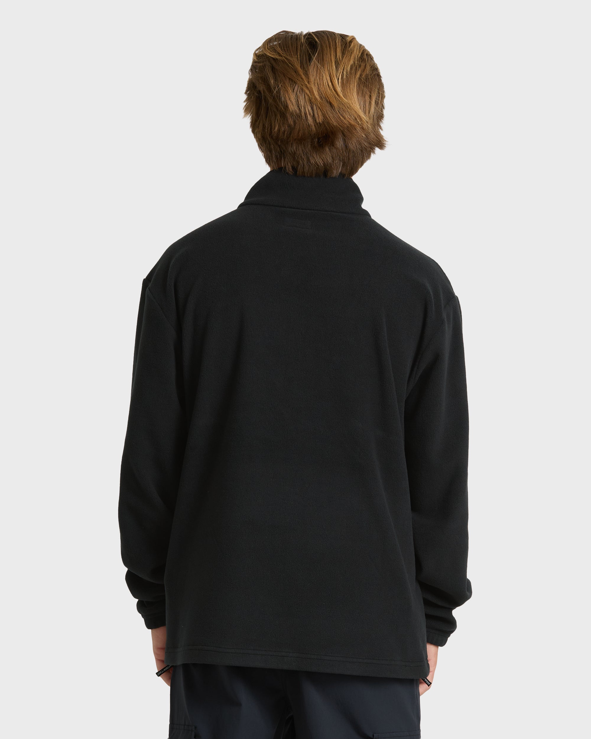 Blueprint Mock Neck Quarter-Zip Fleece - Black – Billabong