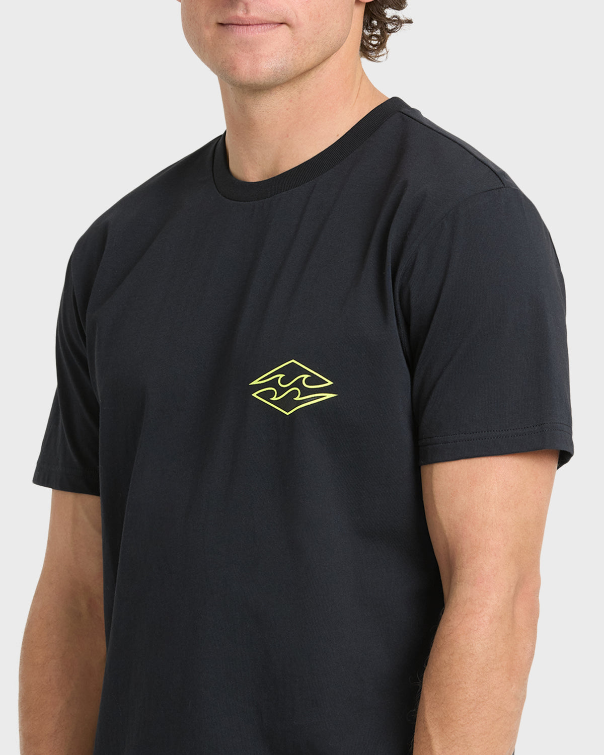 
Blueprint Flip Short Sleeve Knit T-Shirt - Black