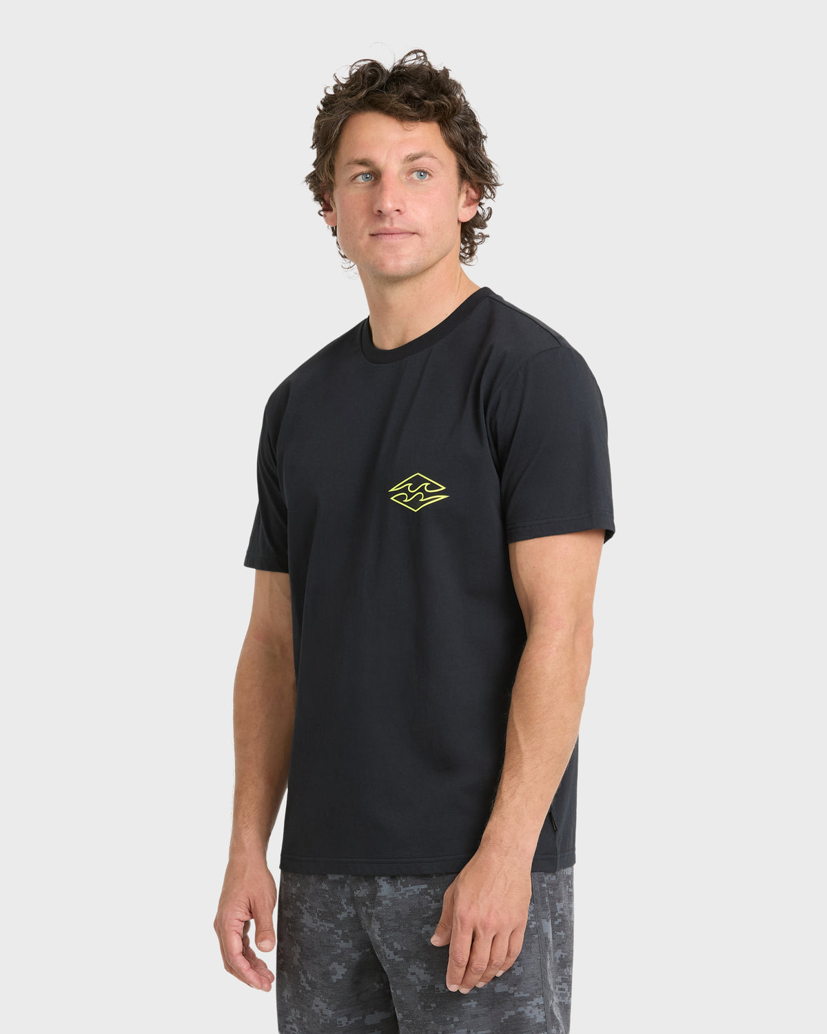 
Blueprint Flip Short Sleeve Knit T-Shirt - Black