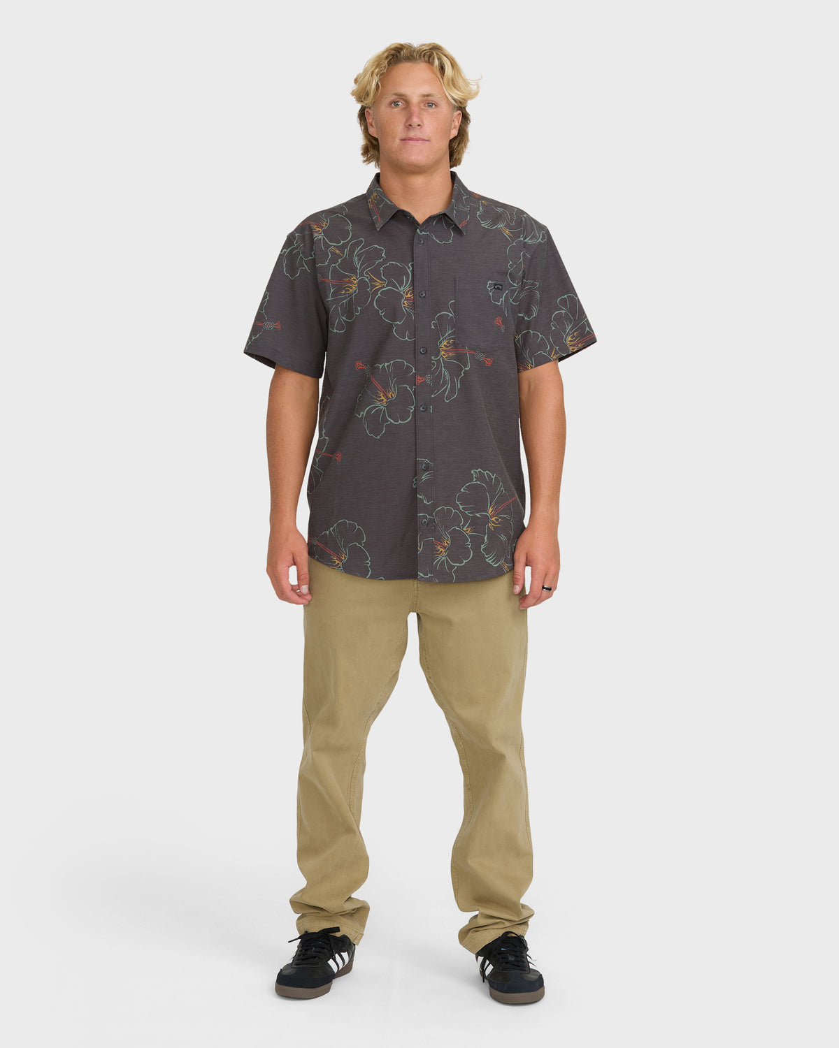 
Sundays Hawaii Short Sleeve Woven Shirt - Black