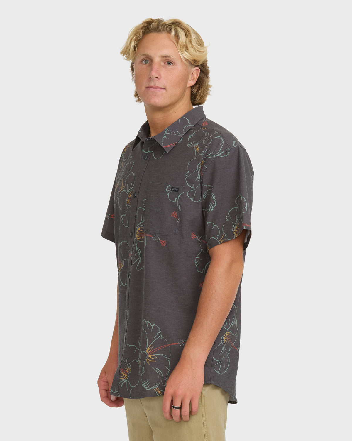 
Sundays Hawaii Short Sleeve Woven Shirt - Black