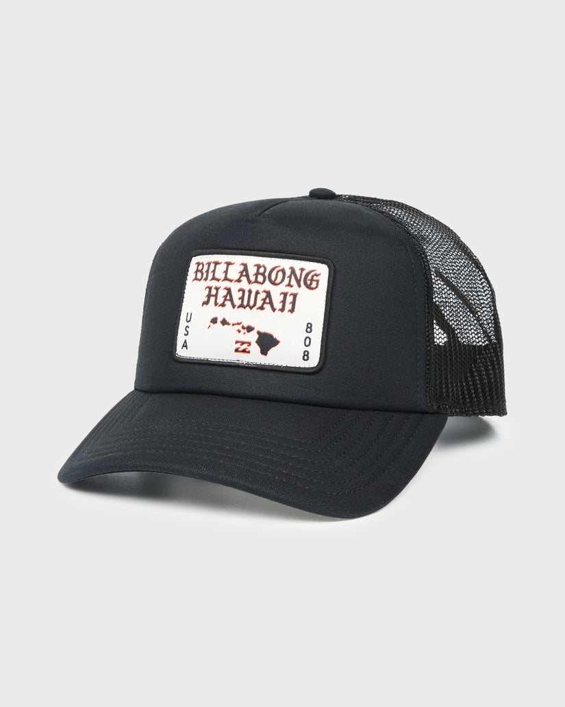 Island-Chain-Trucker-Hat-Black-1