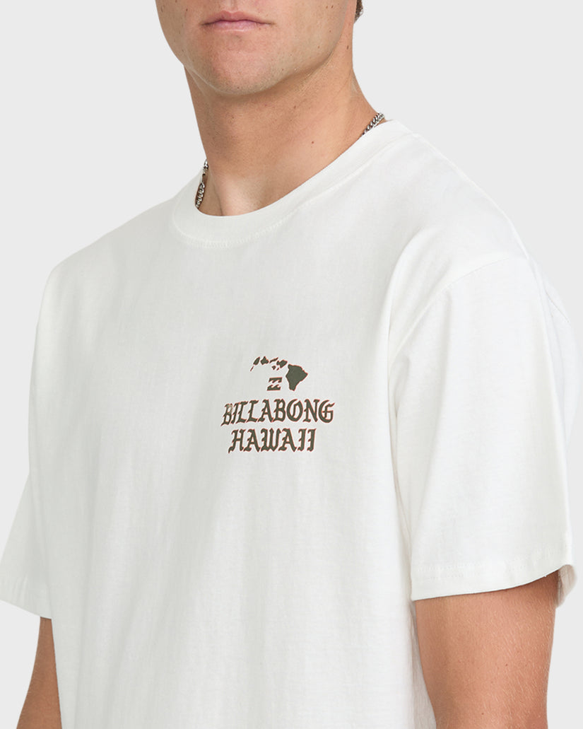 Island-Chain-Hawaii-Short-Sleeve-Cotton-T-Shirt-Off-White-5