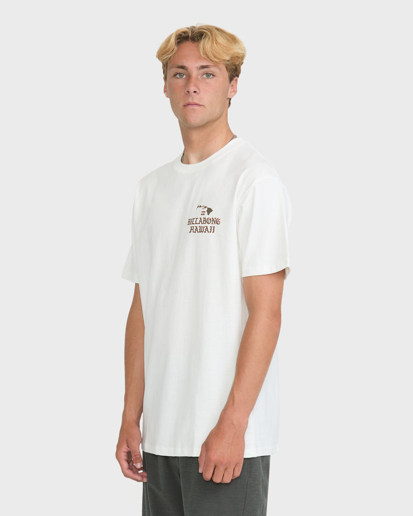 Island-Chain-Hawaii-Short-Sleeve-Cotton-T-Shirt-Off-White-4