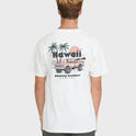Tools Down Hawaii Basic Short Sleeve Knit T-Shirt - Off White