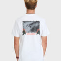 Oahu Hawaii Basic Short Sleeve Knit T-Shirt - White