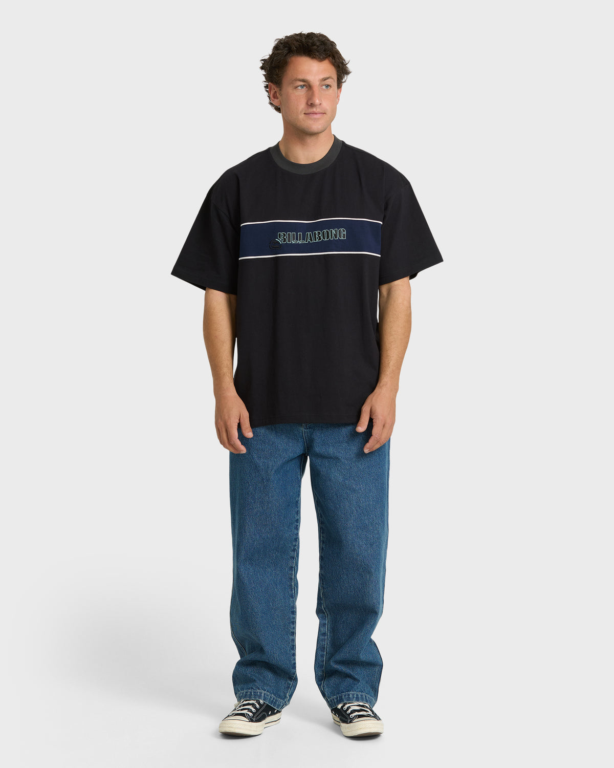 
Spec Triband Short Sleeve Knit T-Shirt - Black