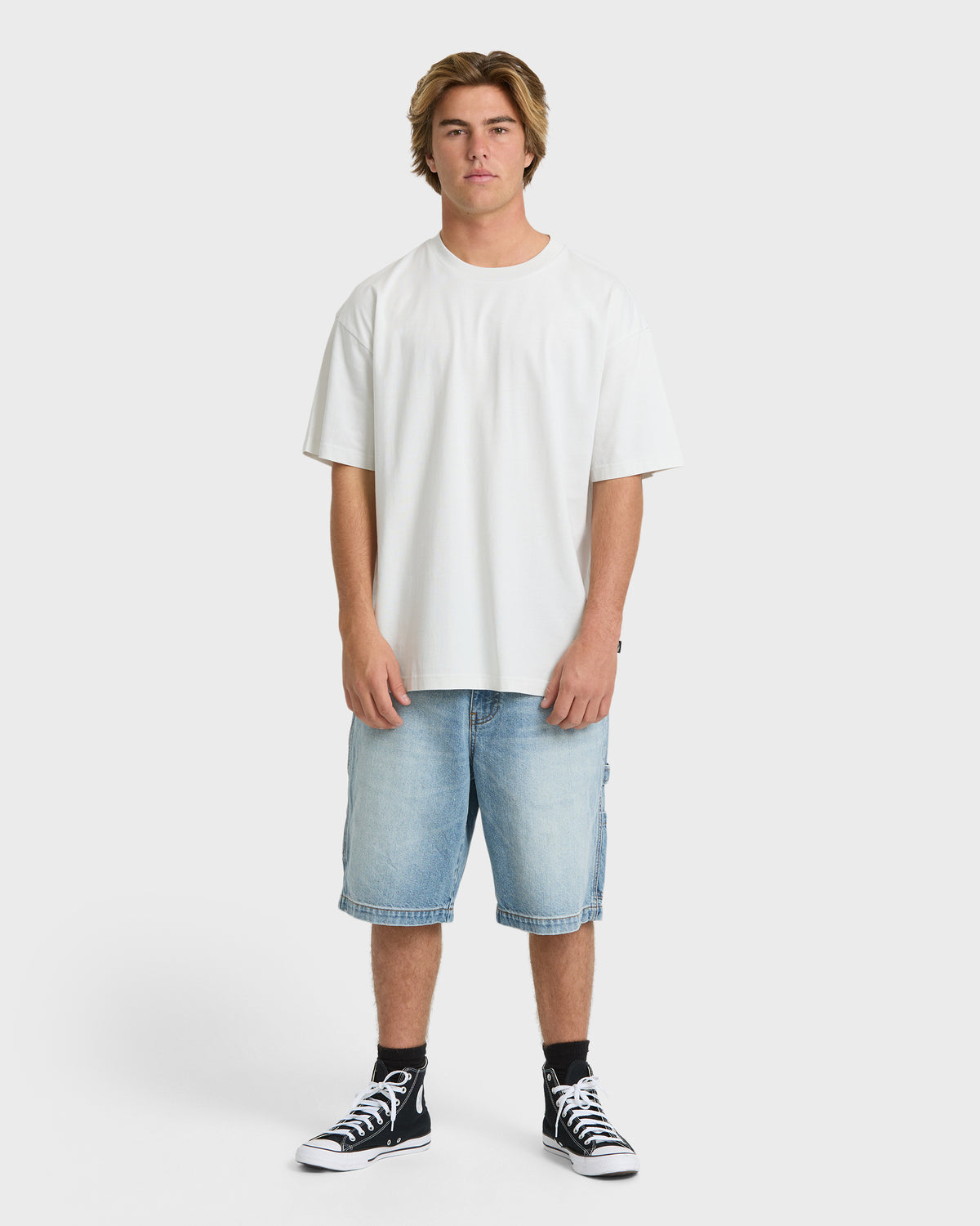 
Immortal Arch Short Sleeve Cotton T-Shirt - Fog Gray