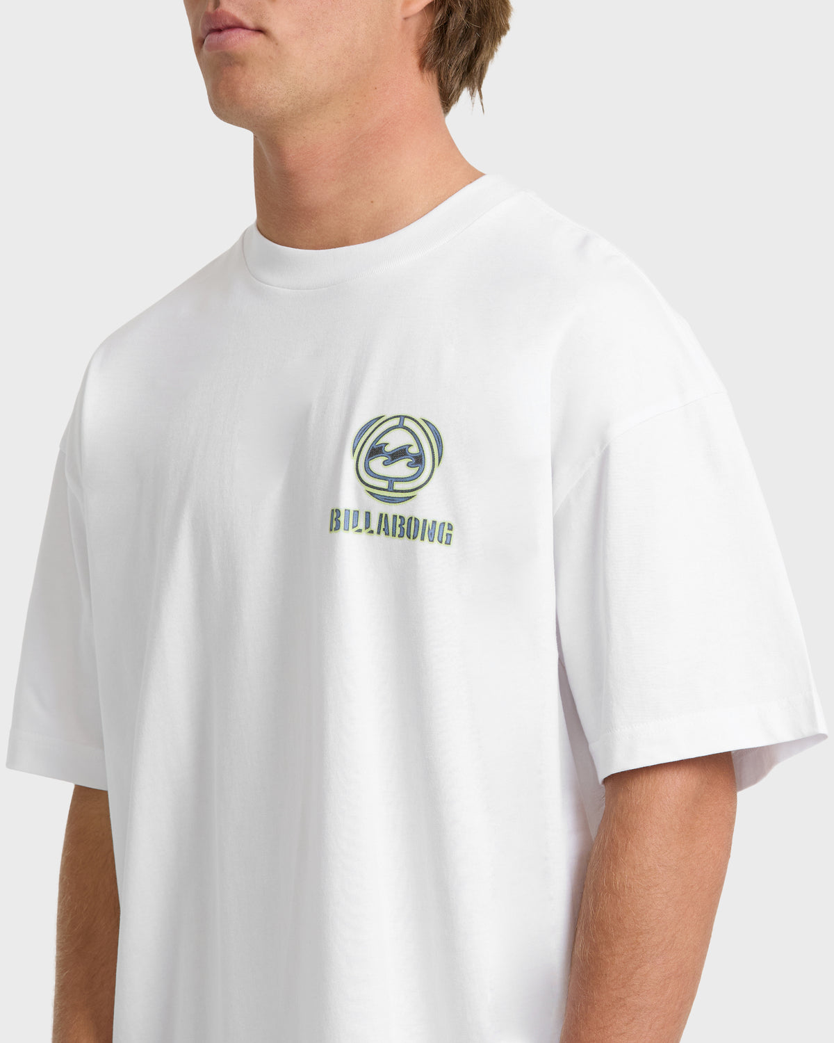 
Spec Halftone Short Sleeve Cotton T-Shirt - White
