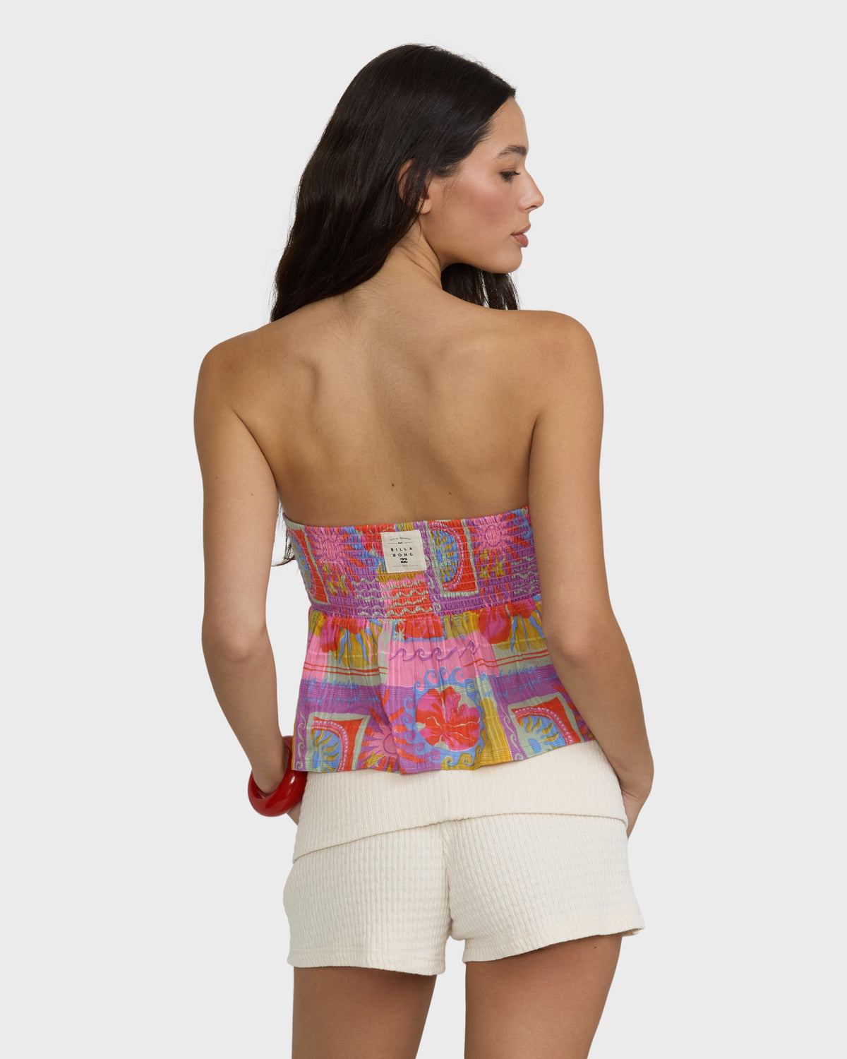 
Sunset Wave Knit Shorts - White Cap