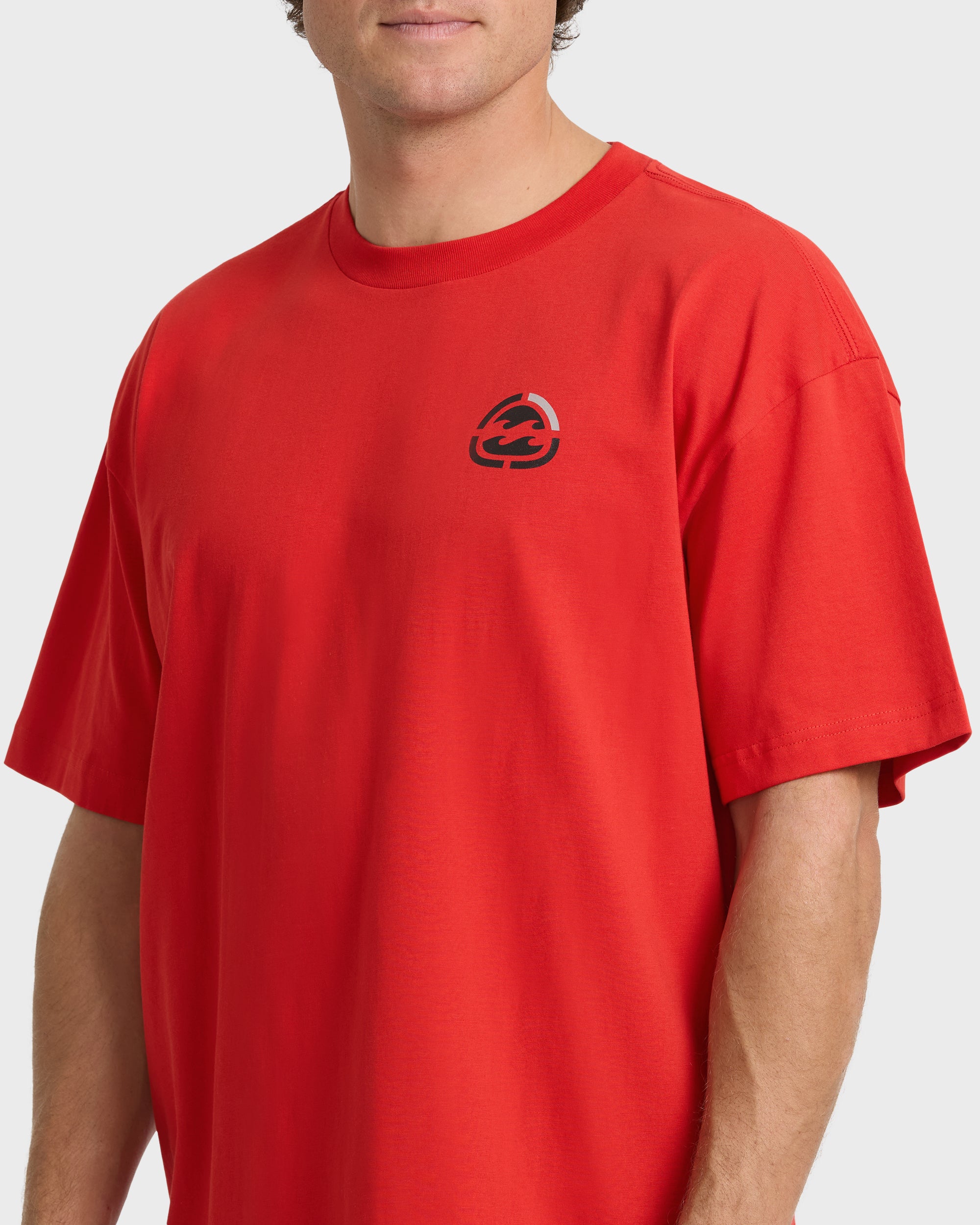 Spec Tilt Short Sleeve Knit T-Shirt - Red – Billabong