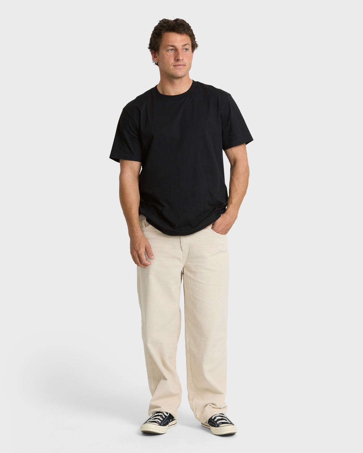 
Garage 5-Pocket Corduroy Pants - Oatmeal